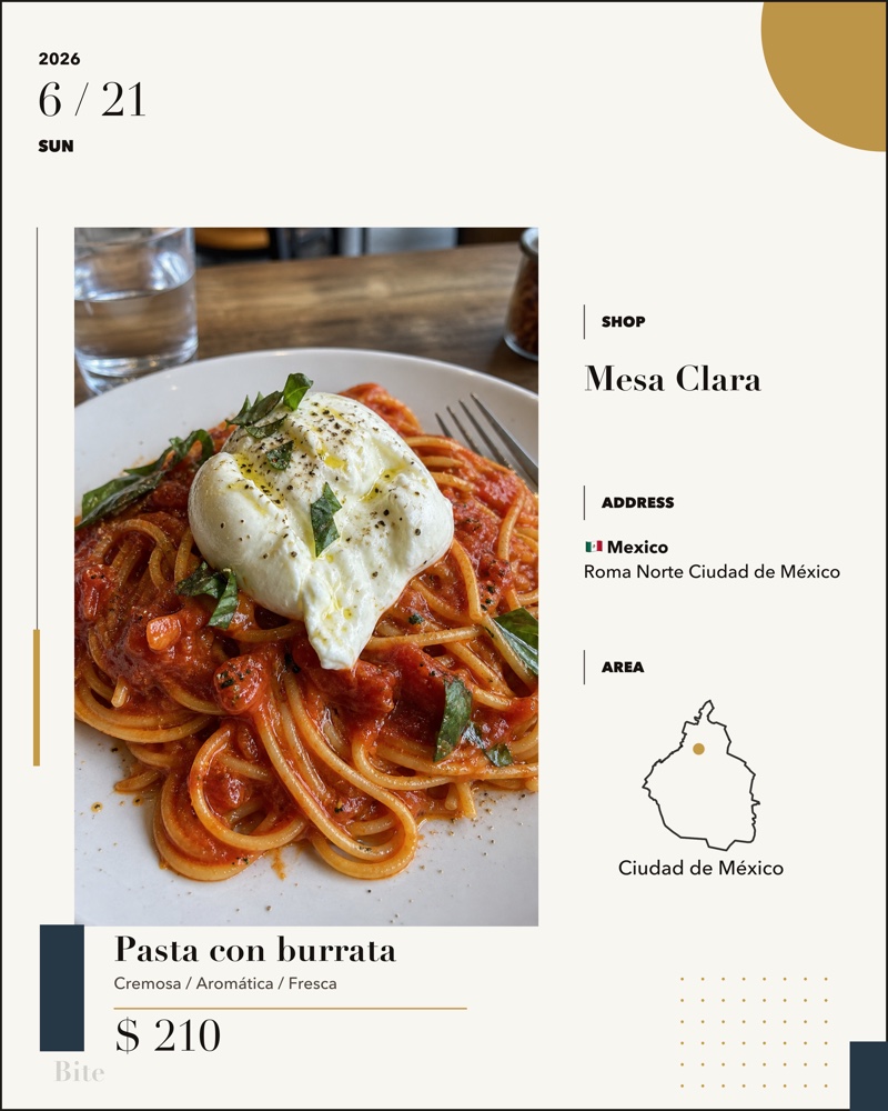 Magazine Bite card