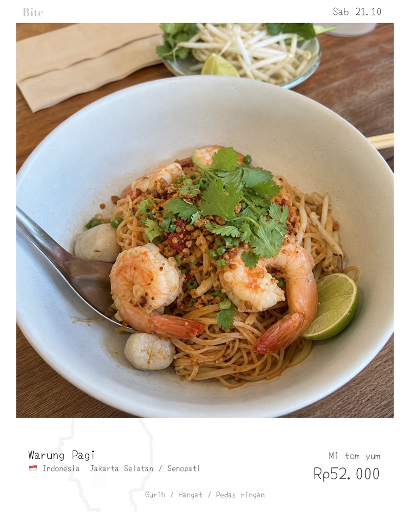 Bingkai putih Bite card